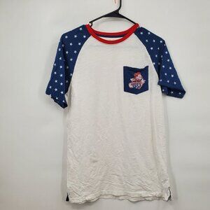 Disney 4th Of July Shirt Mickey Mouse Stars Americana Short Sleeve Small Mens